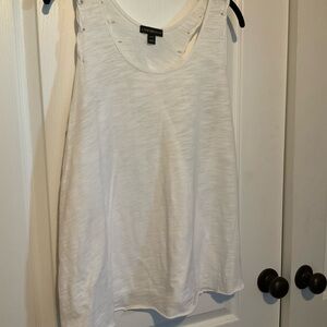 Lane Bryant Classic White Tank Top